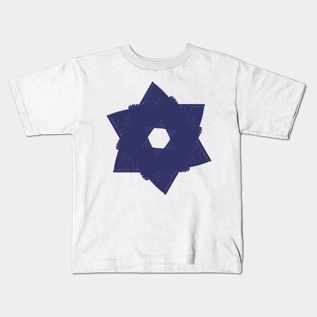Star of David, Israel Kids T-Shirt by Toozidi T Shirts